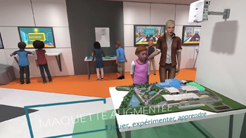 Maquette augmentée interactive